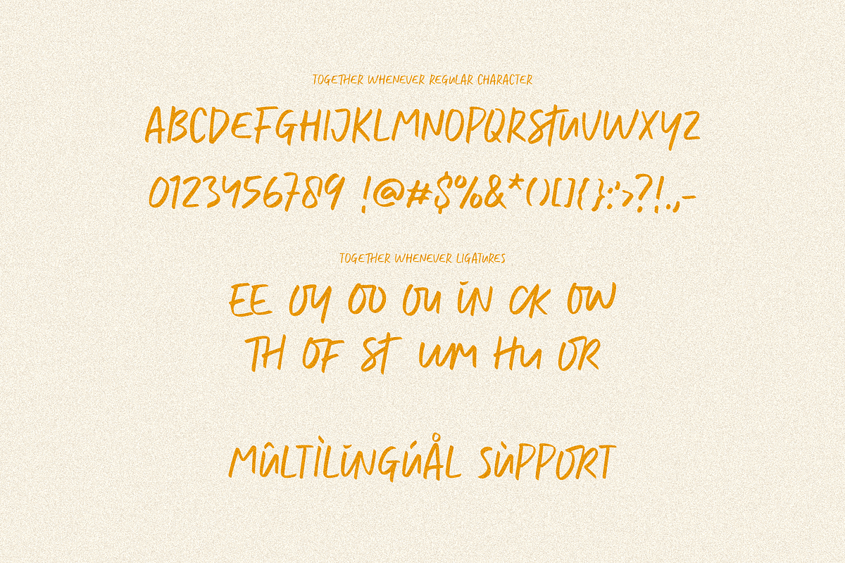 Together Whenever Font Duo, a Script Font by Invasi Studio (Photo 3 of 11)