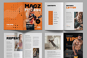 Fitness Magazine Template, a Magazine Template by ContestDesign (Thumbnail 2 of 3)