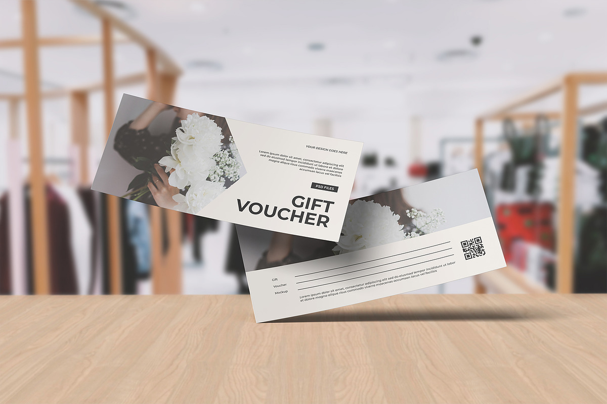 Gift Voucher Mockup, a Merchandise Mockup by graphicpages (Photo 11 of 17)