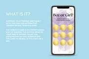 Girl Gender Reveal Scratch Card, an App Template by SunshineStudioBoutique (Thumbnail 3 of 8)