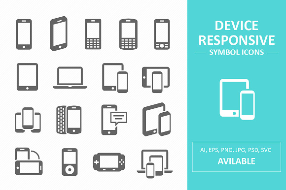 Device Responsive Symbol Icons
