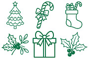 Hand Drawn Christmas PNG Clipart, an Illustration by Daily.Designs (Thumbnail 8 of 8)