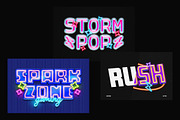 Neon Glow Text Effects, a Layer Style Add-On by Matsero (Thumbnail 3 of 4)