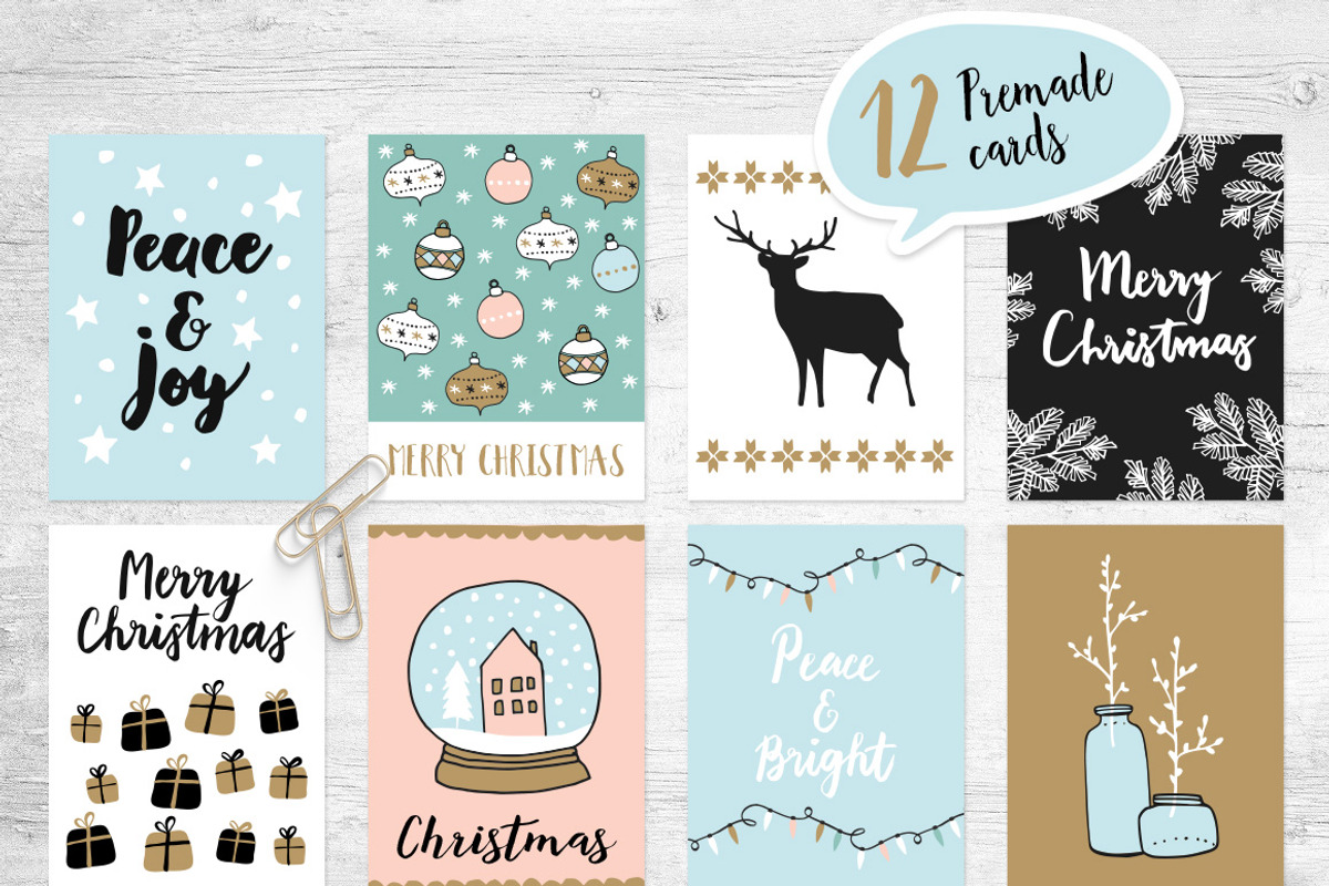 150+ Nordic Christmas set, a Decorative Illustration by Tabita's shop (Photo 3 of 8)
