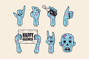 Zombie Hands & Graveyard Graphics, an Object Graphic by DenysHolovatiuk (Thumbnail 3 of 4)