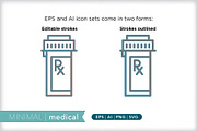 Minimal medical icons, an Outline Icon by Picture Window (Thumbnail 3 of 5)