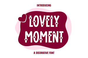 Lovely Moment Font