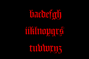 Lepenski Vir, a Blackletter Font by Intellecta Design (Thumbnail 2 of 5)