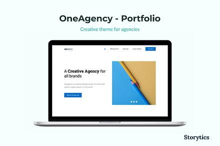 OneAgency - Portfolio, a HTML Template by Storytics
