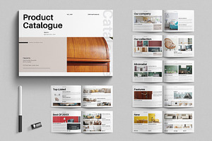 Catalog Template Landscape, a Brochure Template by E-Type