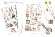Watercolor Vintage Aesthetic, a Decorative Illustration by MayaNavits (Thumbnail 2 of 15)