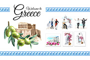 Welcome to Greece, an Illustration by Daria Ustiugova (Thumbnail 1 of 17)