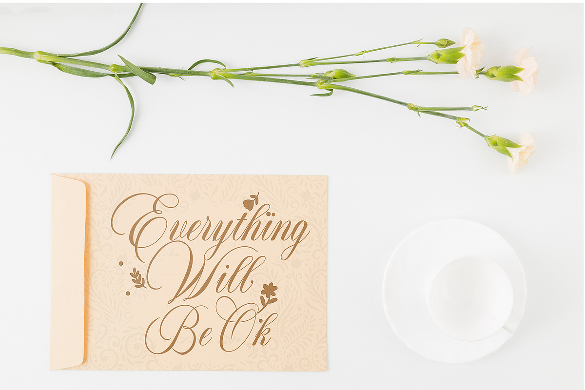 Romantica Caligraphy Modern Font, a Font by RHD Creative Studio (Photo 7 of 9)
