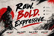 Takeshi Brush, a Script Font by Wow Magic (Thumbnail 3 of 5)