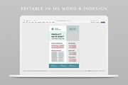 Product Data Sheet, a Flyer Template by Leaflove (Thumbnail 5 of 5)