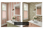 Small Bathroom Wallpaper Mockup, a Household Mockup by LinnestCreative (Thumbnail 5 of 7)