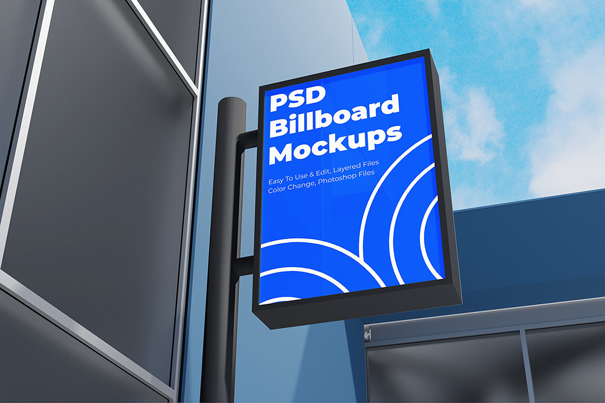 Advertising Pole Sign Mockup, an Advertising Mockup by Partikusi Design (Photo 3 of 4)