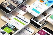 3D iPhone Presentation Mock-Up 03, an iPhone Mockup by Graphicsworld125 (Thumbnail 1 of 9)