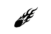 Fire Meteor Comet Silhouette Bundle, an Illustration by Designs_River (Thumbnail 18 of 51)