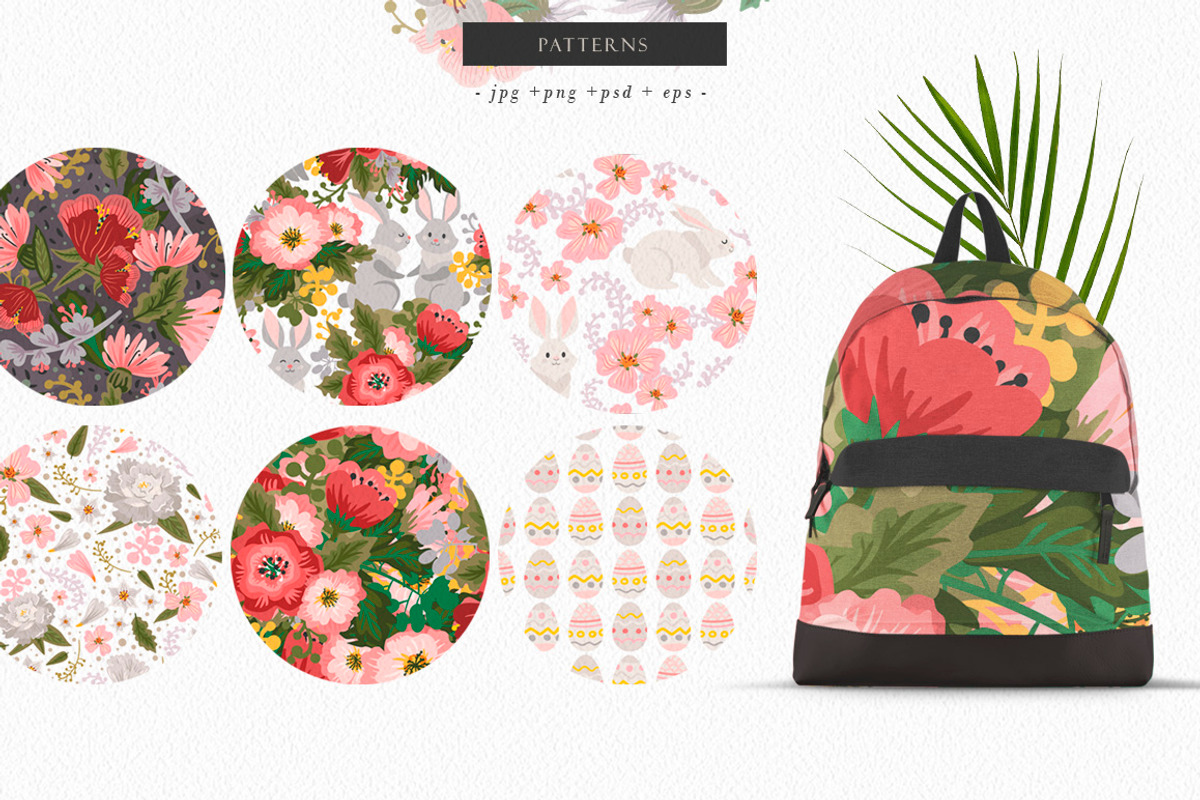 Happy Easter and Spring collection, an Animal Illustration by Wenona (Photo 8 of 9)