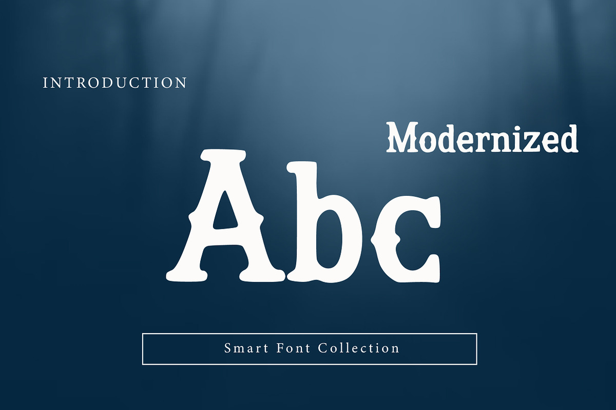 Modernized, a Serif Font by Wow Magic (Photo 2 of 3)