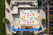 Terrace rug branding mockup, an Advertising Mockup by Rami's Mockups (Thumbnail 1 of 3)