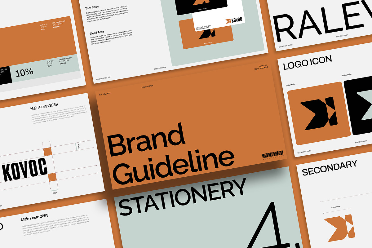 Brand Guideline Presentation Deck, a Branding & Logo Template by Devators (Photo 3 of 6)