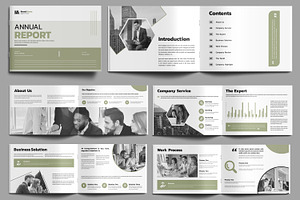 Business Annual Report Landscape