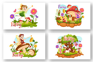 16 Flying Fairy Illustration