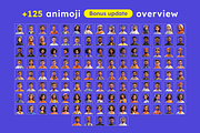 125 Animoji Style Avatars, a Characters & Person 3D Model by Digital Blood (Thumbnail 4 of 14)
