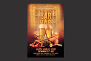 Sports Bar Flyer Template, a Flyer Template by DSGraphicDesign (Thumbnail 1 of 2)