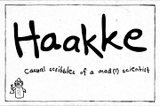 Haakke, a Sans Serif Font by dawnland (Thumbnail 1 of 4)