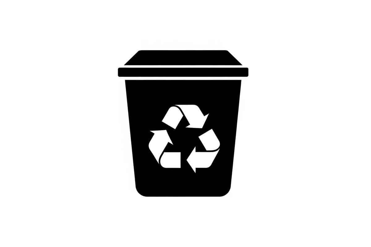 Recycling Bin Minimal Silhouette, a Graphic by Designer_Momina (Photo 5 of 14)