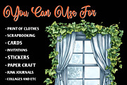 Green Summer Cottagecore Clipart, an Illustration by CreationArt (Thumbnail 9 of 9)