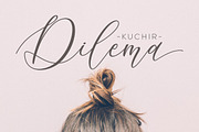 Delima, a Script Font by banks (Thumbnail 9 of 13)