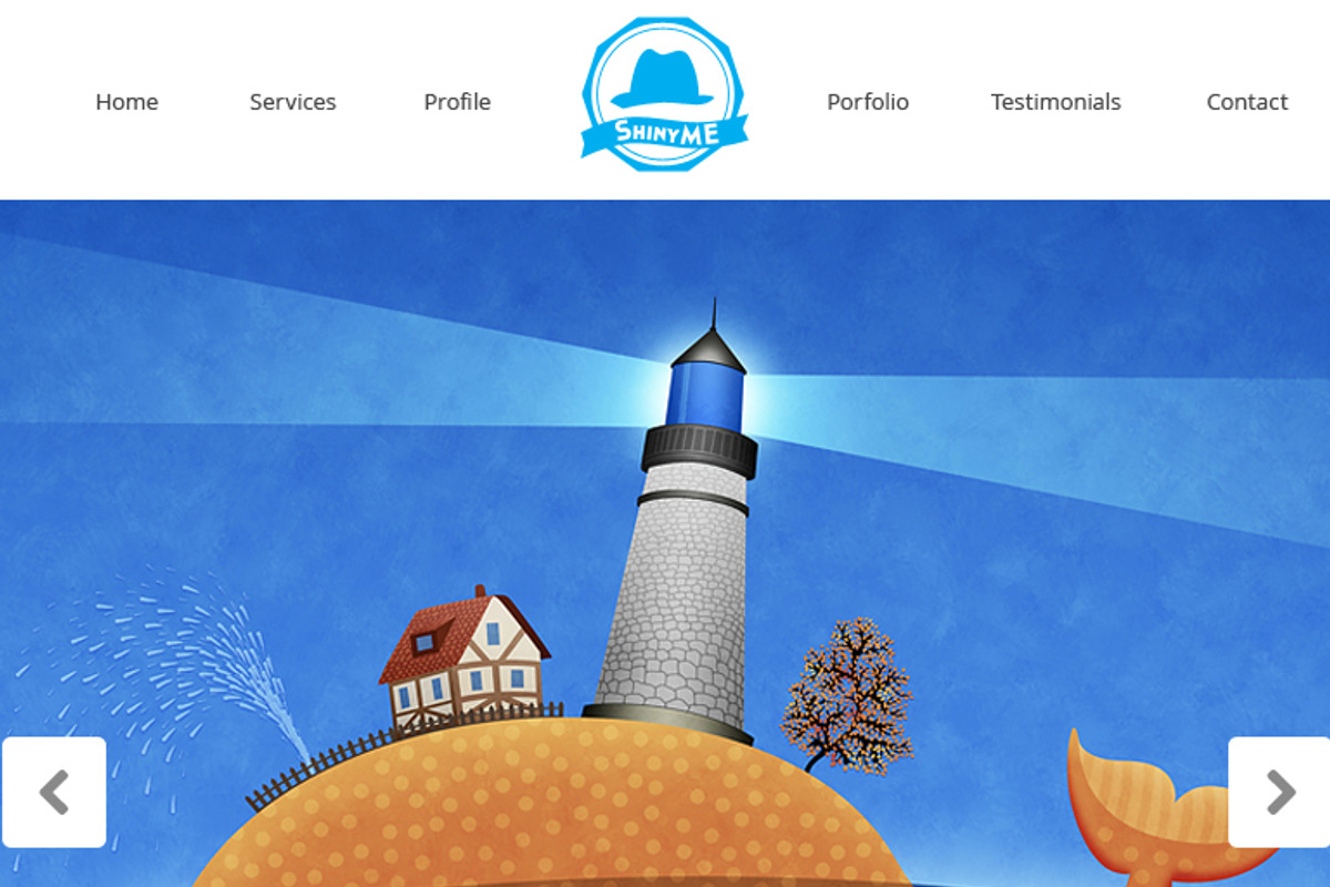 ShinyMe | Creative Portfolio PSD, a Websites & App Template by ThemesJuice (Photo 2 of 5)