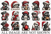 Whimsical Teddy Bear Christmas PNG, a Seasonal Illustration by Canvas Craft (Thumbnail 4 of 10)