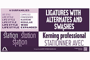 Aukim II Condensed, a Sans Serif Font by Aukimvisuel (Thumbnail 10 of 15)