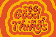 Daily Shine - Groovy Retro Font, a Handwritten Font by Invasi Studio (Thumbnail 4 of 10)