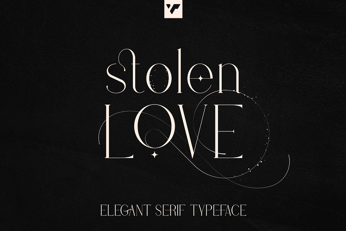 Stolen Love - Elegant serif typeface, a Serif Font by VP Fonts (Photo 1 of 34)