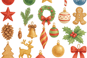 Christmas Ornament Collection, an Object Graphic by RT Studio (Thumbnail 3 of 4)
