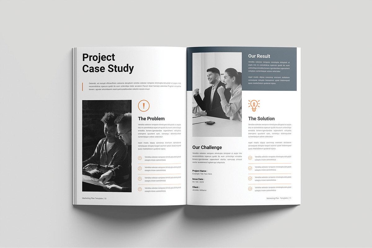 Marketing Plan Template, a Brochure Template by Cleffon_Graphic_Studio (Photo 6 of 9)