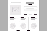Business Website Wireframe, a Wireframe Template by ContestDesign (Thumbnail 3 of 6)