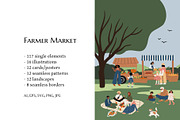 Farmer Market & Park People Scenes, a Person Illustration by LyubovZaytseva (Thumbnail 2 of 24)