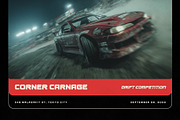 Horizon Drift - Sporty Race Font, a Sans Serif Font by HipFonts (Thumbnail 9 of 10)
