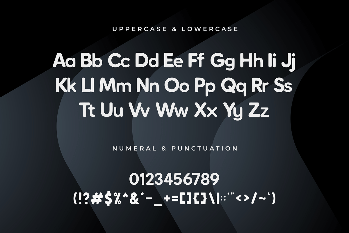 Nevo – Modern Logo Typeface, a Sans Serif Font by overlaytemplates (Photo 4 of 5)