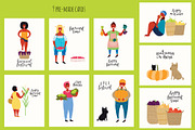 Happy Harvest Vector Illustrations, a Food Illustration by sceptical cactus (Thumbnail 11 of 12)