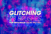 Glitching Brushes for Procreate, a Brush Add-On by LuOtero (Thumbnail 1 of 6)
