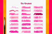 Groovy Gouache for Procreate, a Brush Add-On by Sofydoll Designs (Thumbnail 5 of 8)