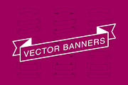 Vector Banners / Ribbons Set 1, an Object Graphic by npdstudio (Thumbnail 1 of 2)